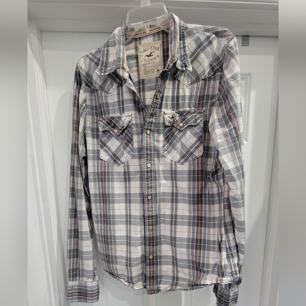 Hollister dress shirt for men medium